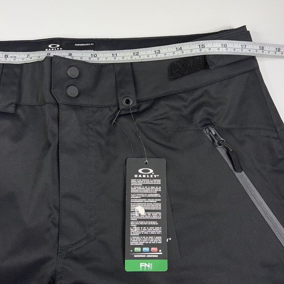 Oakley Mens Crescent 2.0 Shell 2L 10K Snow Pants Black Performance Fit M New - Picture 9 of 12